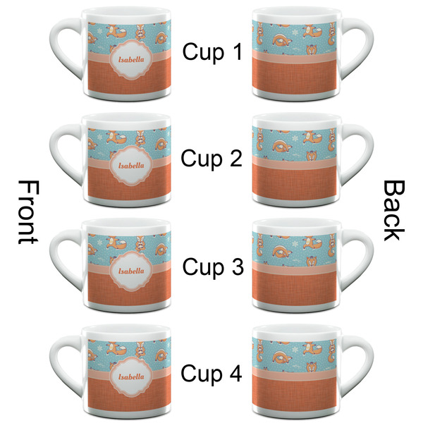 Foxy Yoga Espresso Cup - 6oz (Double Shot Set of 4) APPROVAL