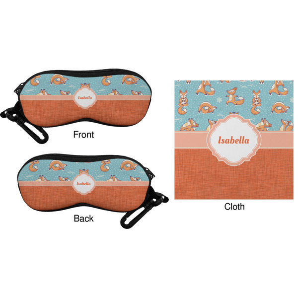 Foxy Yoga Eyeglass Case & Cloth (Approval)