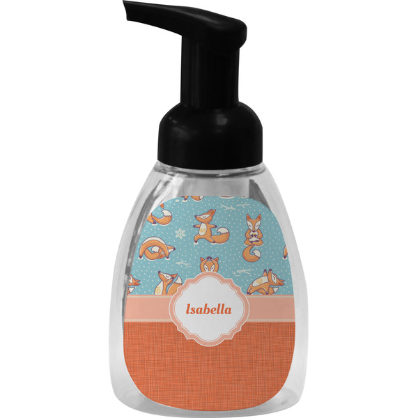 Custom Foxy Yoga Foam Soap Bottle (Personalized)