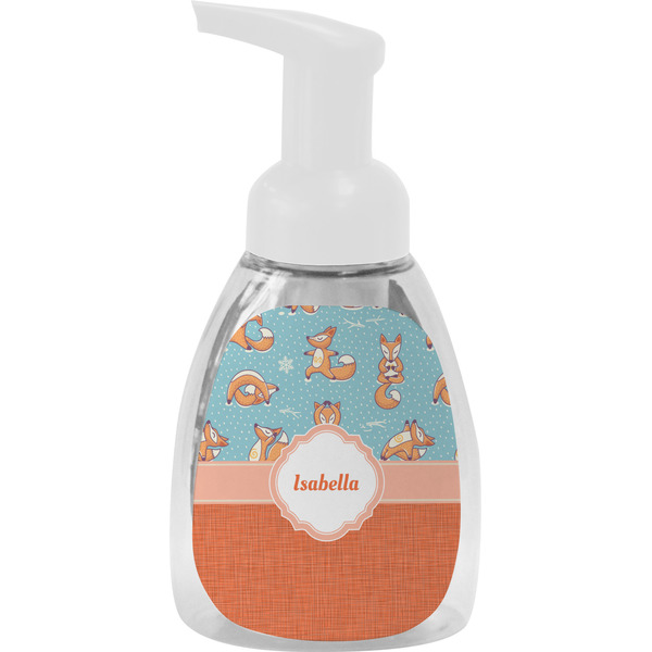 Custom Foxy Yoga Foam Soap Bottle (Personalized)