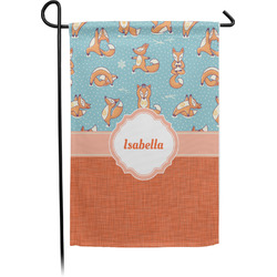 Foxy Yoga Small Garden Flag - Single Sided w/ Name or Text