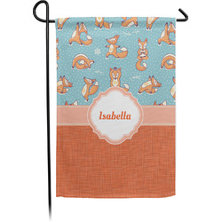Foxy Yoga Garden Flag (Personalized)