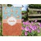 Foxy Yoga Garden Flag - Outside In Flowers