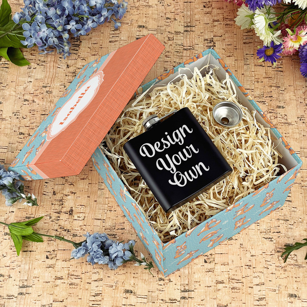 Foxy Yoga Gift Boxes with Lid - Canvas Wrapped - Large - In Context