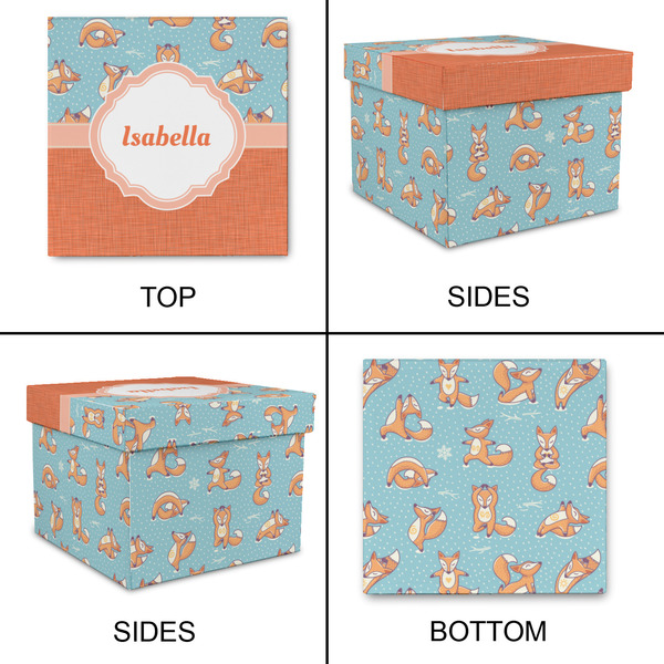 Foxy Yoga Gift Boxes with Lid - Canvas Wrapped - Small - Approval
