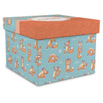 Foxy Yoga Gift Box with Lid - Canvas Wrapped - XX-Large (Personalized)