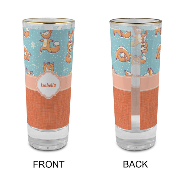 Foxy Yoga Glass Shot Glass - 2 oz - Single - APPROVAL