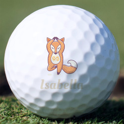 Foxy Yoga Golf Balls - Non-Branded - Set of 12 (Personalized)