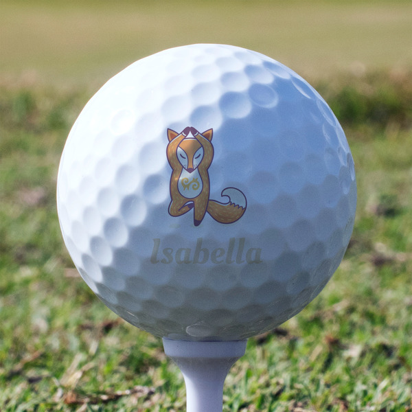Foxy Yoga Golf Ball - Non-Branded - Tee
