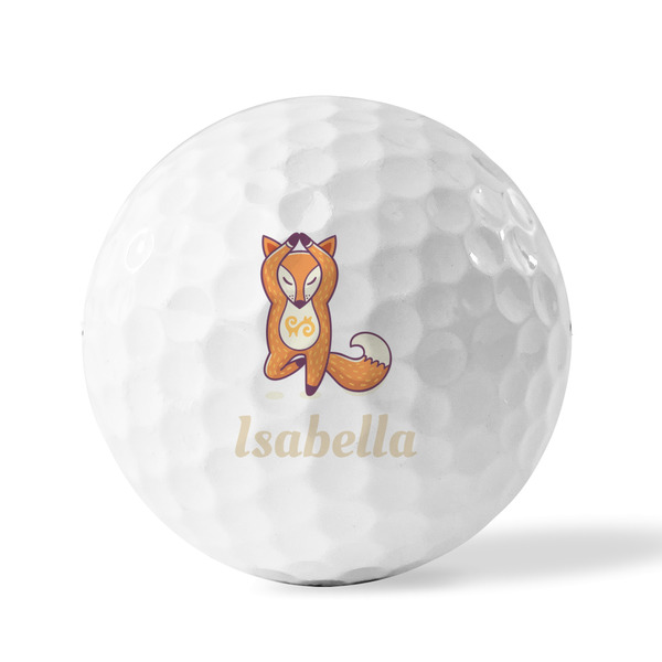 Foxy Yoga Golf Balls - Generic - Set of 3 - FRONT