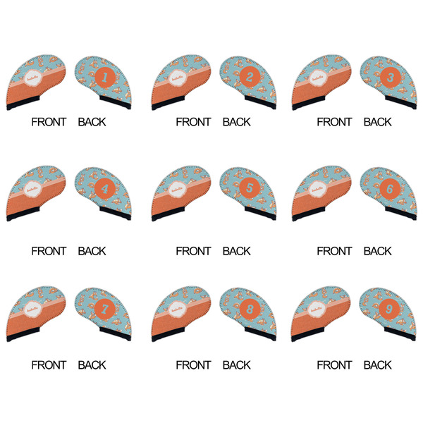 Foxy Yoga Golf Club Covers - APPROVAL (set of 9)