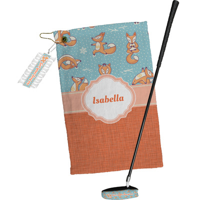 Foxy Yoga Golf Towel Gift Set (Personalized)