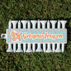 Foxy Yoga Golf Tees & Ball Markers Set (Personalized)