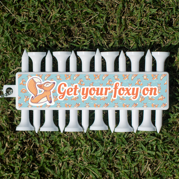 Custom Foxy Yoga Golf Tees & Ball Markers Set (Personalized)