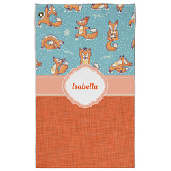 Foxy Yoga Golf Towel - Poly-Cotton Blend - Large w/ Name or Text