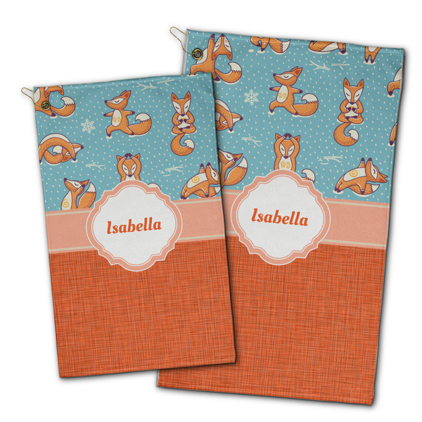 Foxy Yoga Golf Towel - PARENT (small and large)