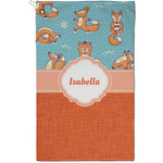 Foxy Yoga Golf Towel - Poly-Cotton Blend - Small w/ Name or Text