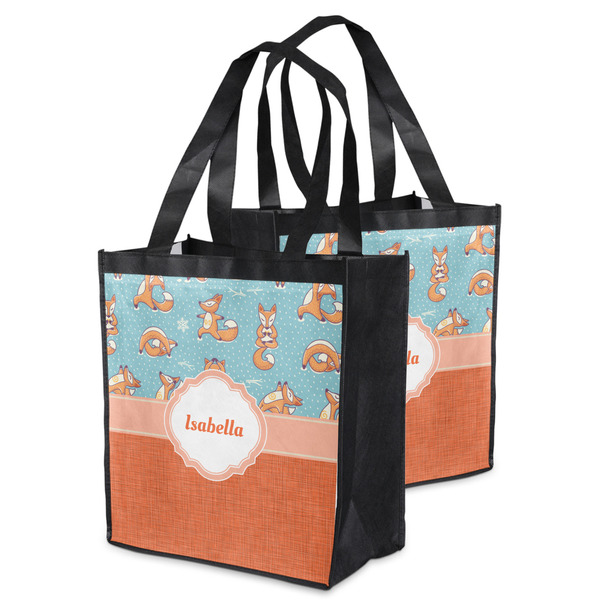 Foxy Yoga Grocery Bag - MAIN