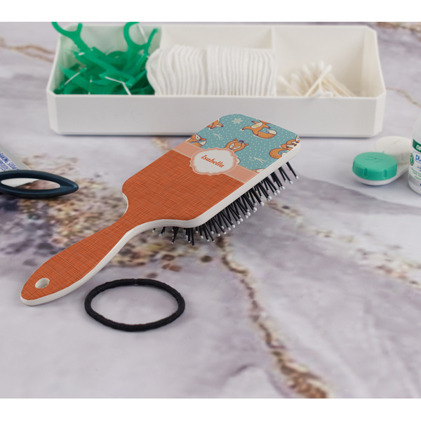 Foxy Yoga Hair Brush - In Bathroom