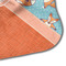 Foxy Yoga Hooded Baby Towel- Detail Corner