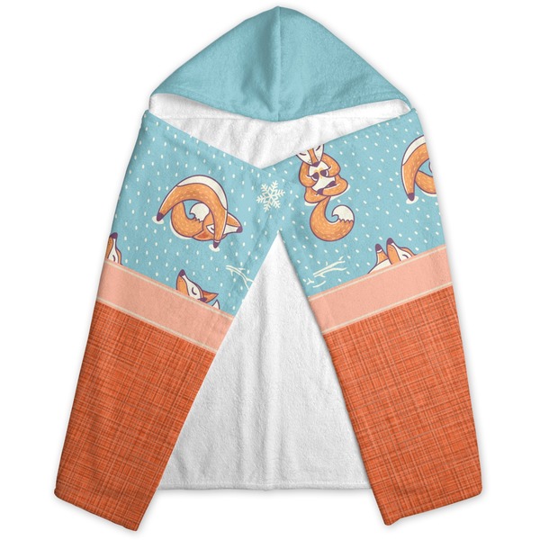 Foxy Yoga Hooded Towel - Folded