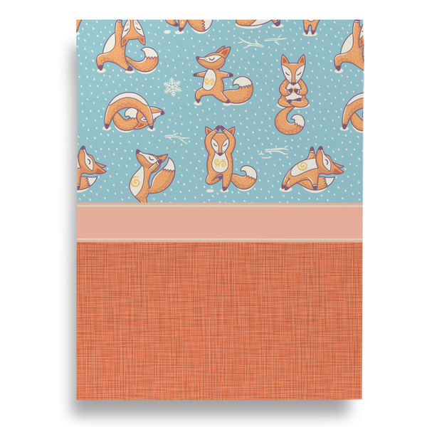 Foxy Yoga House Flags - Double Sided - BACK