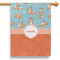 Foxy Yoga 28" House Flag - Single Sided (Personalized)