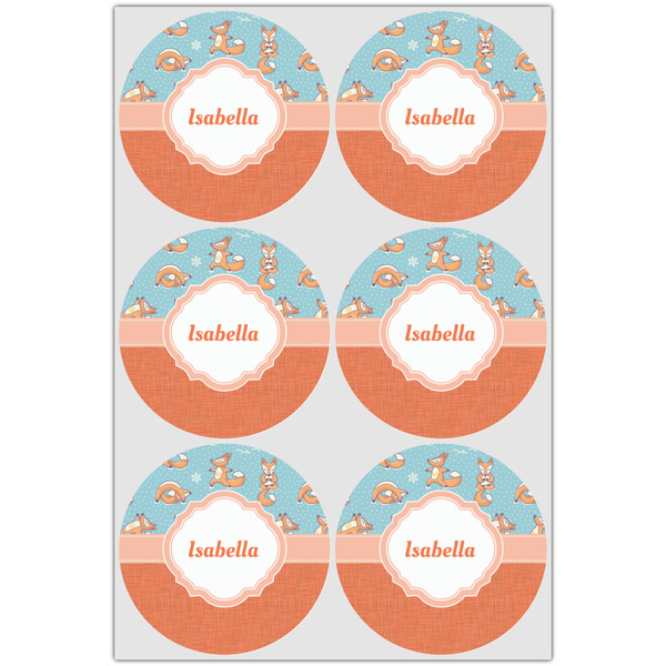 Foxy Yoga Icing Circle - Large - Set of 6
