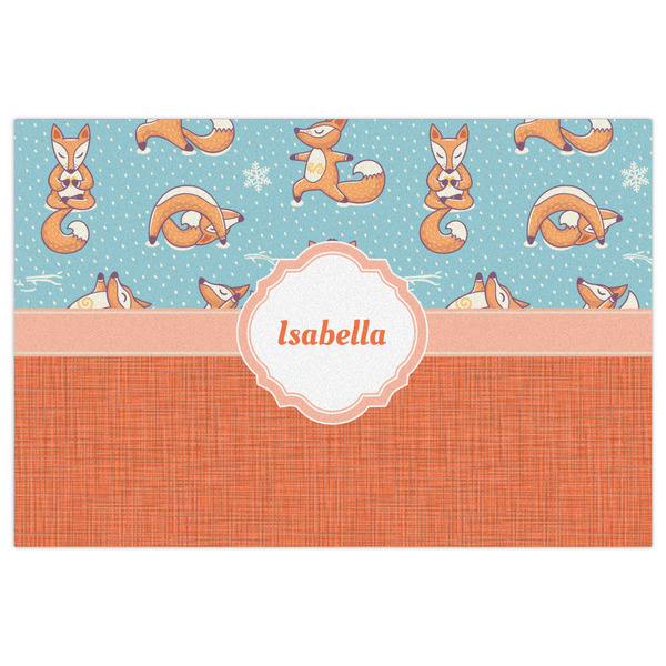 Foxy Yoga Indoor / Outdoor Rug - 4'x6' - Front Flat