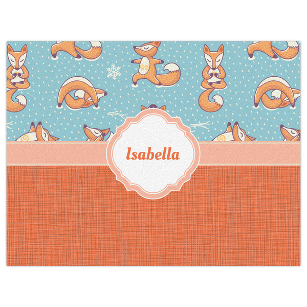 Foxy Yoga Indoor / Outdoor Rug - 6'x8' - Front Flat