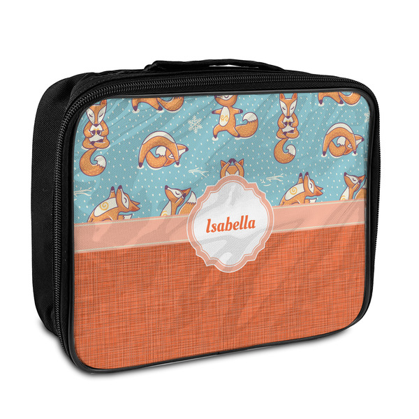 Custom Foxy Yoga Insulated Lunch Bag (Personalized)
