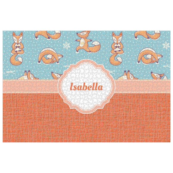 Custom Foxy Yoga Jigsaw Puzzle - 1000-piece (Personalized)