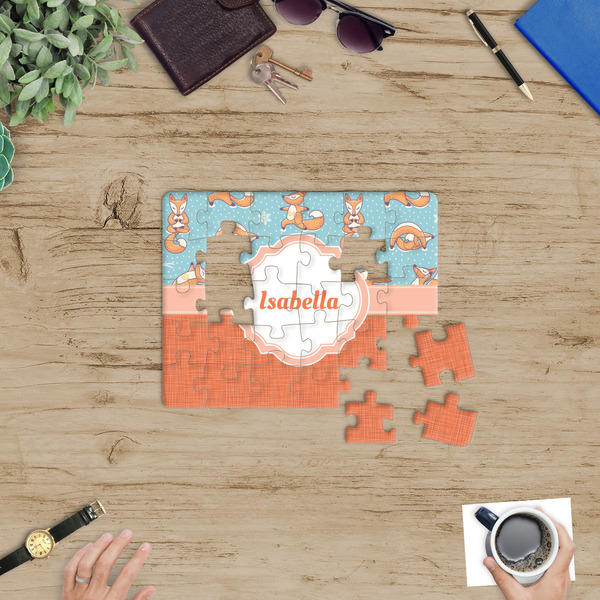 Foxy Yoga Jigsaw Puzzle 30 Piece - In Context