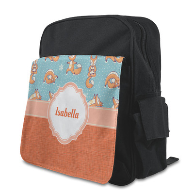 Foxy Yoga Preschool Backpack (Personalized)