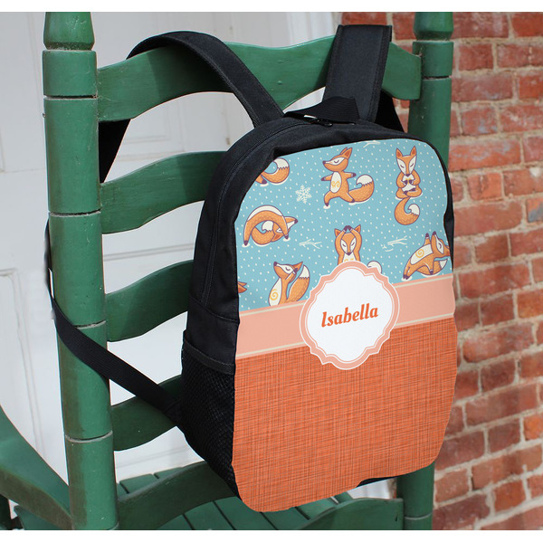 Foxy Yoga Kids Backpack - In Context