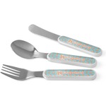 Foxy Yoga Kid's Flatware (Personalized)