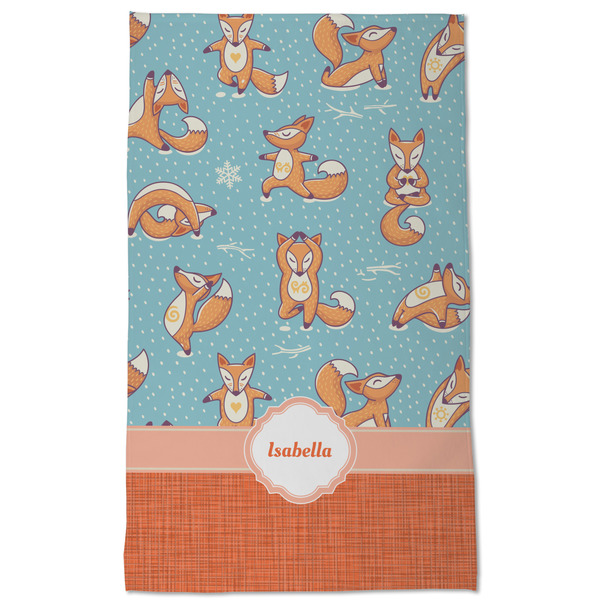Foxy Yoga Kitchen Towel - Poly Cotton - Full Front