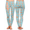 Foxy Yoga Ladies Leggings - Front and Back