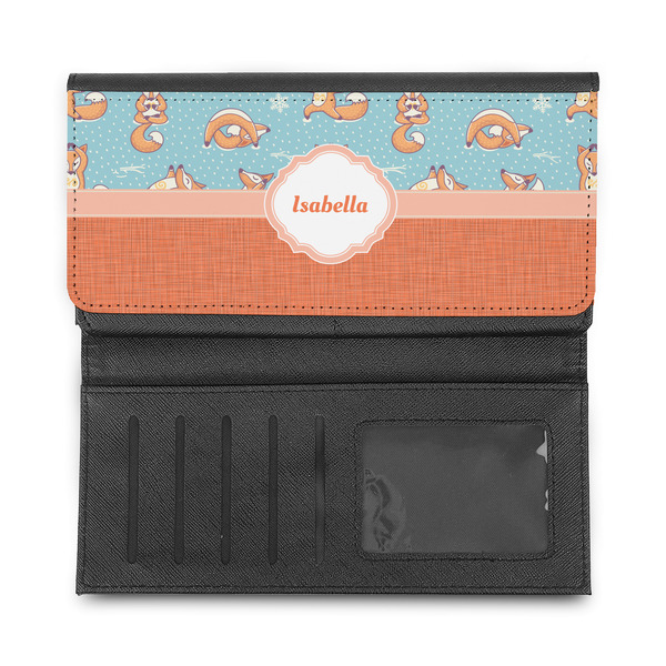 Foxy Yoga Ladies Wallet - Half Way Open