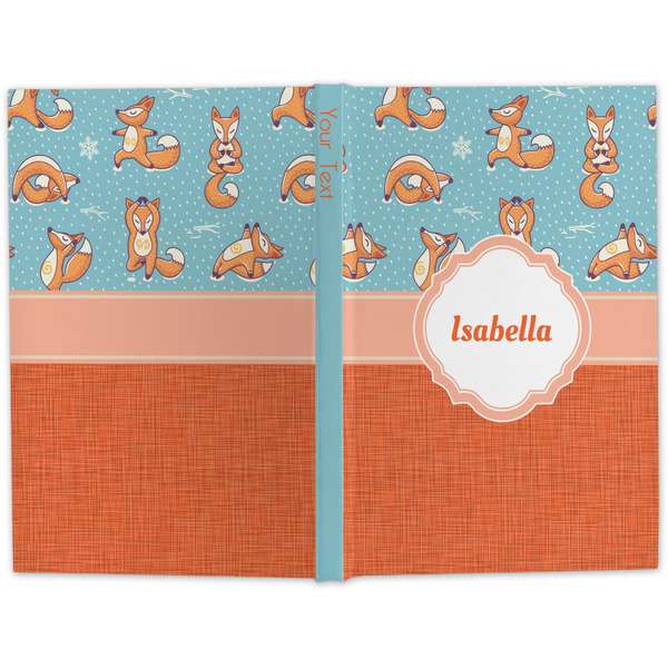 Foxy Yoga Large Hard Cover Journal - Apvl