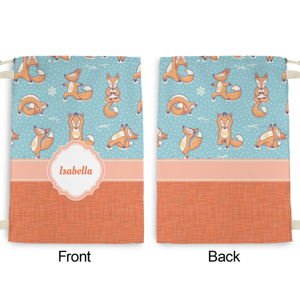 Foxy Yoga Large Laundry Bag - Front & Back View