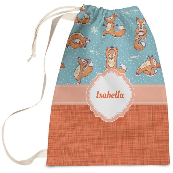 Custom Foxy Yoga Laundry Bag - Large (Personalized)