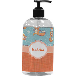 Foxy Yoga Plastic Soap / Lotion Dispenser (Personalized)