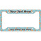 Foxy Yoga License Plate Frame - Style A (Personalized)