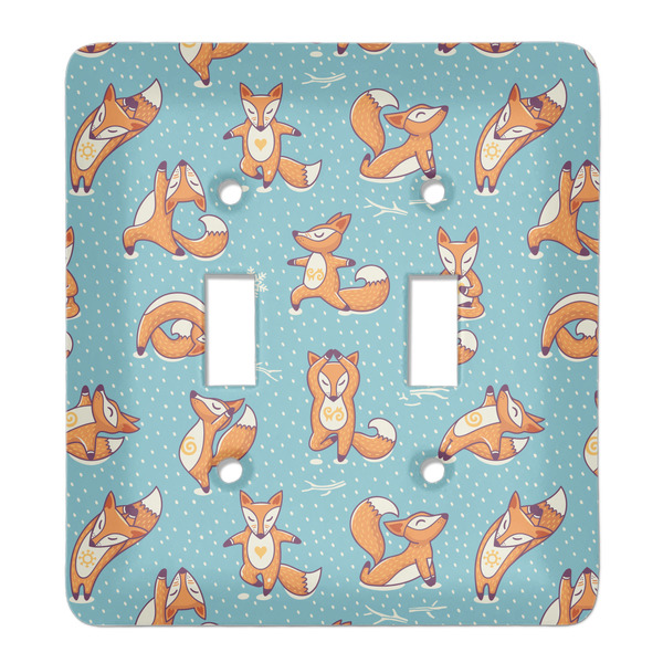 Custom Foxy Yoga Light Switch Cover (2 Toggle Plate)