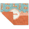 Foxy Yoga Double-Sided Linen Placemat - Single w/ Name or Text