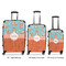 Foxy Yoga Luggage Bags all sizes - With Handle
