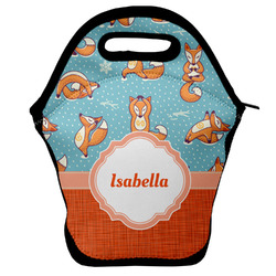 Foxy Yoga Lunch Bag w/ Name or Text