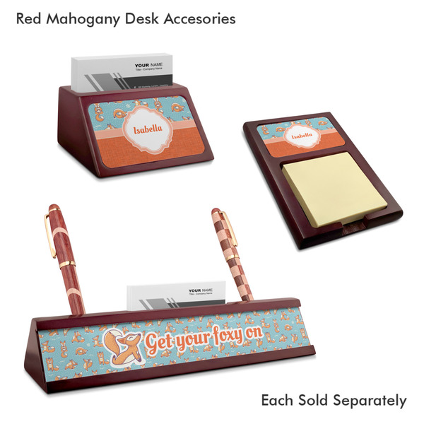 Foxy Yoga Mahogany Desk Accessories