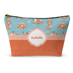 Foxy Yoga Makeup Bag - Large - 12.5"x7" (Personalized)